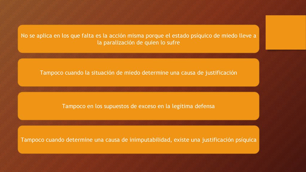 Tampoco en los supuestos de exceso en la legítima defensa