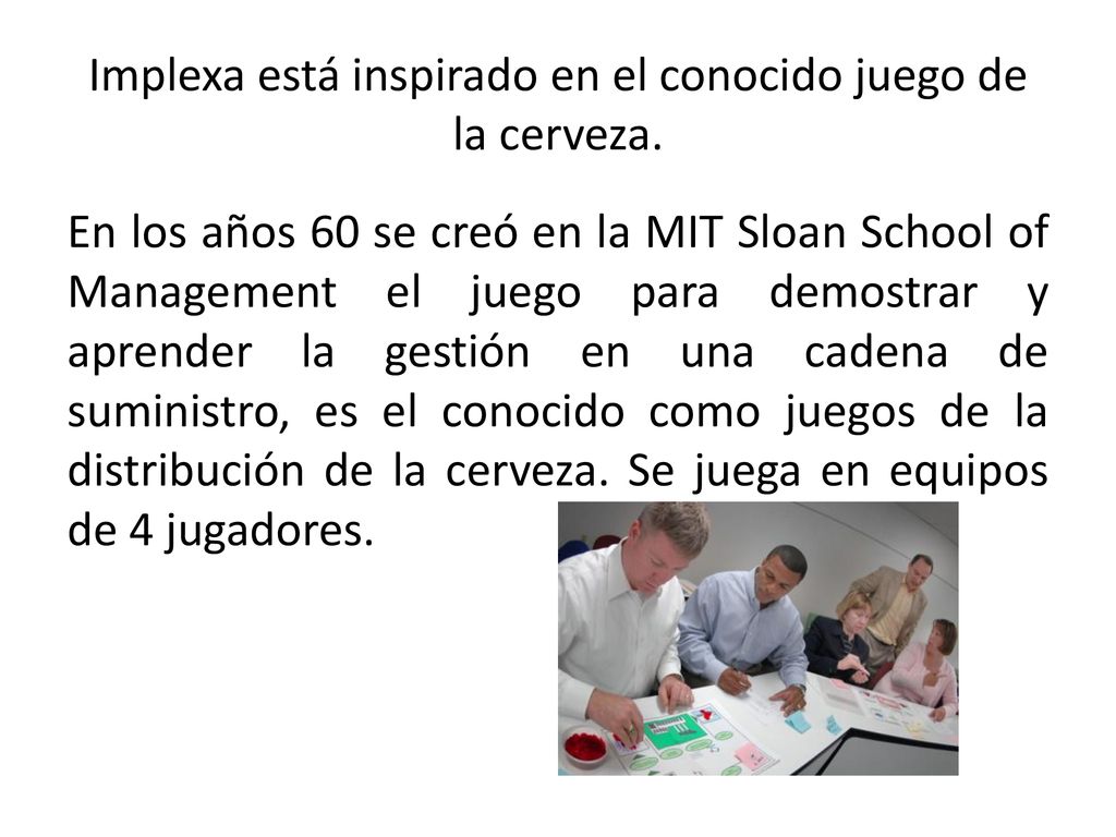 Implexa está inspirado en el conocido juego de la cerveza.