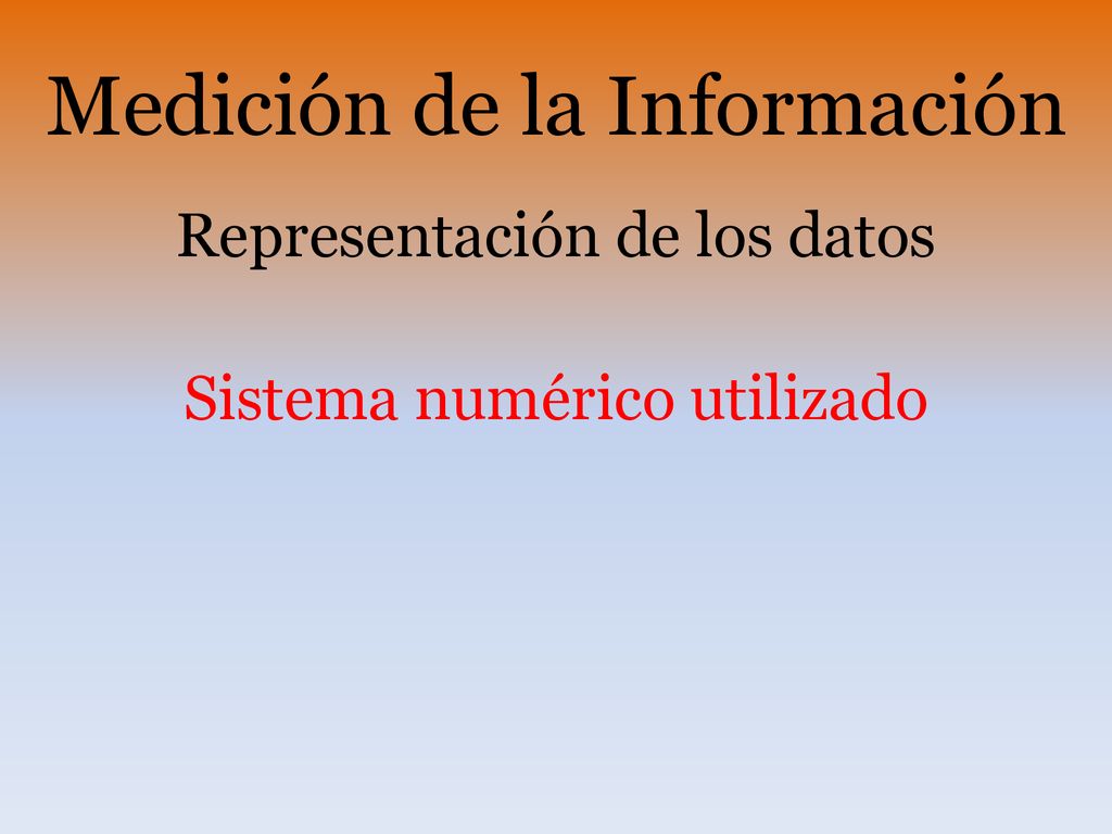 Medición de la Información