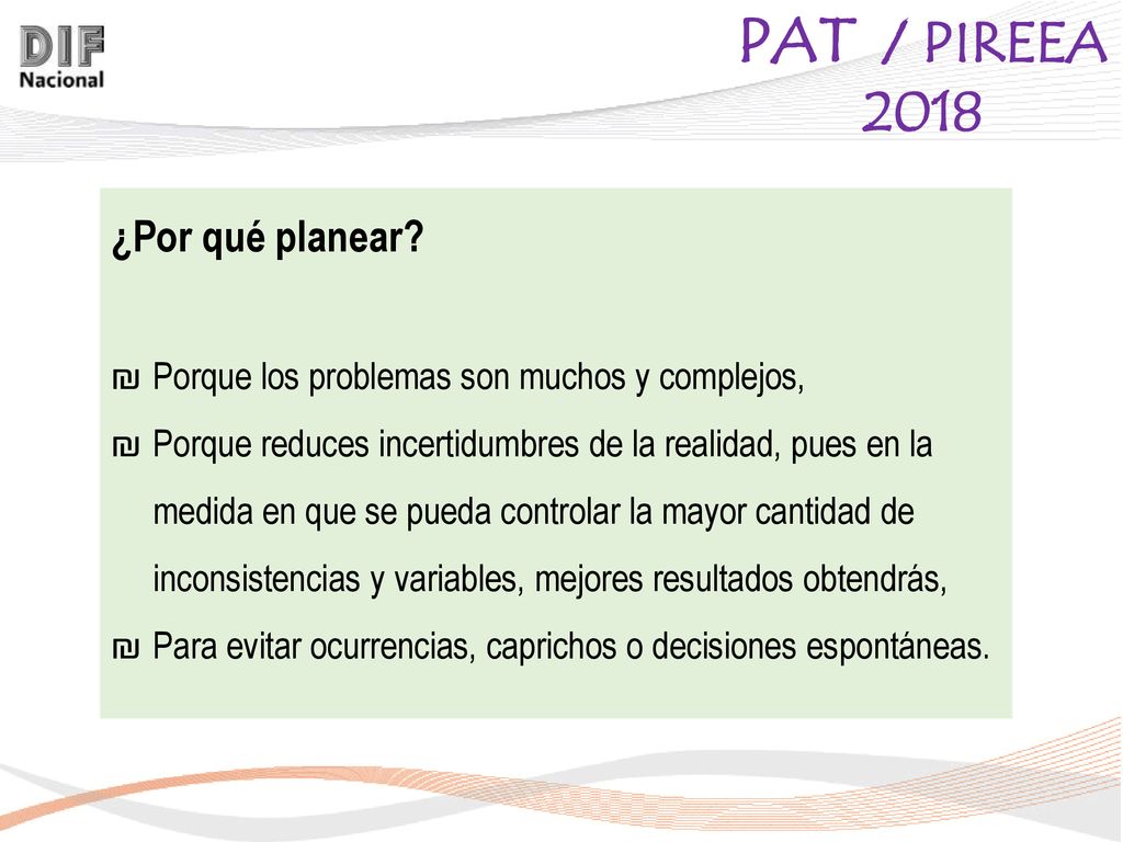 ¿Por qué planear Porque los problemas son muchos y complejos,