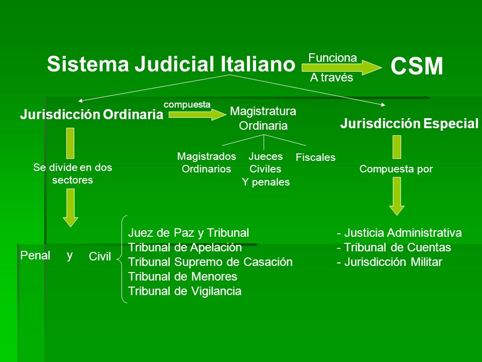 EL SISTEMA JUDICIAL ITALIANO - ppt video online descargar