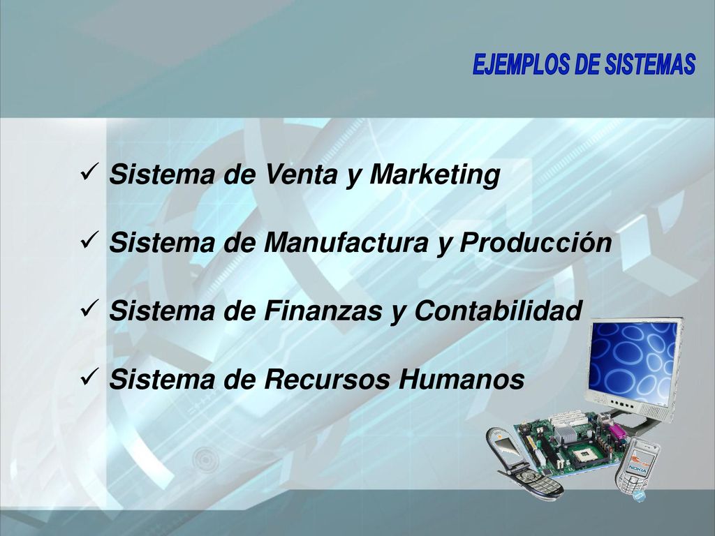 EJEMPLOS DE SISTEMAS Sistema de Venta y Marketing
