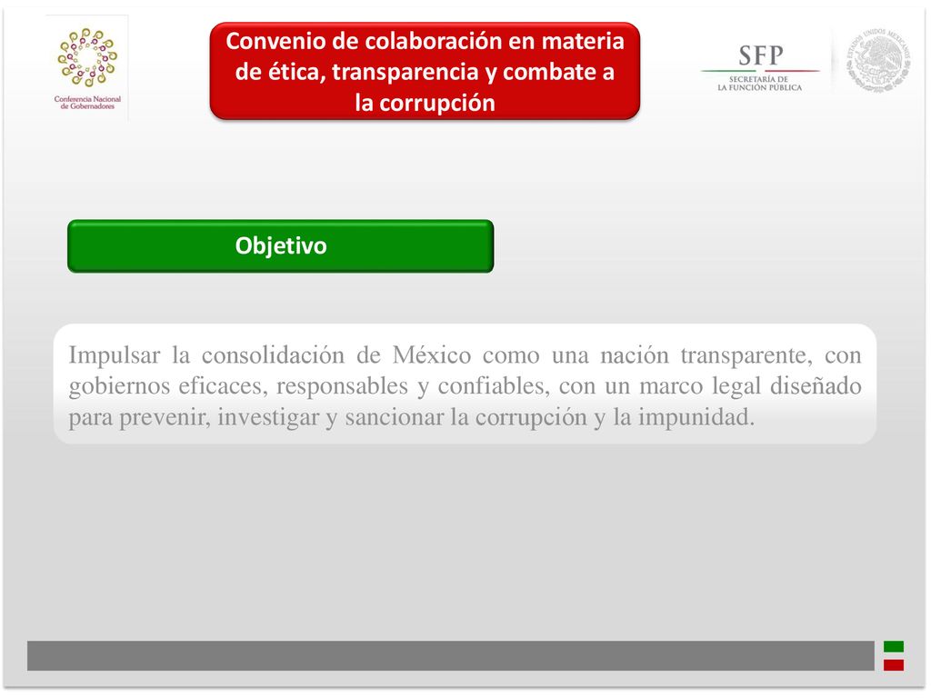 Convenio de colaboración en materia de ética, transparencia y combate a la corrupción