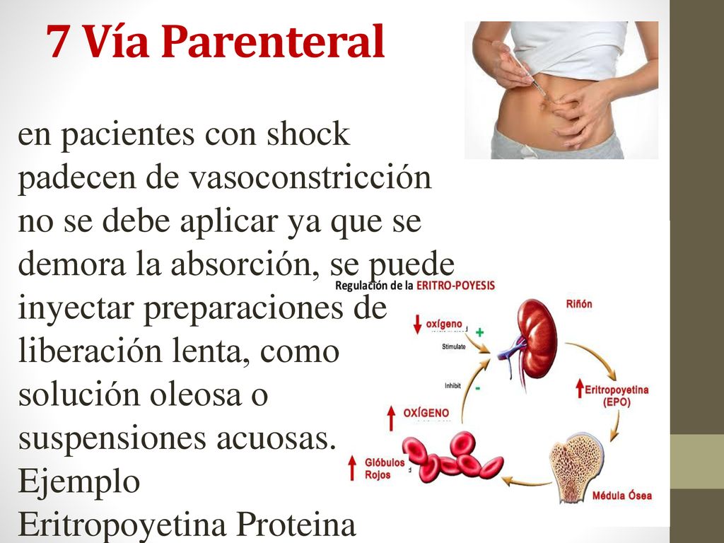 VIAS DE ADMINISTRACION - ppt descargar