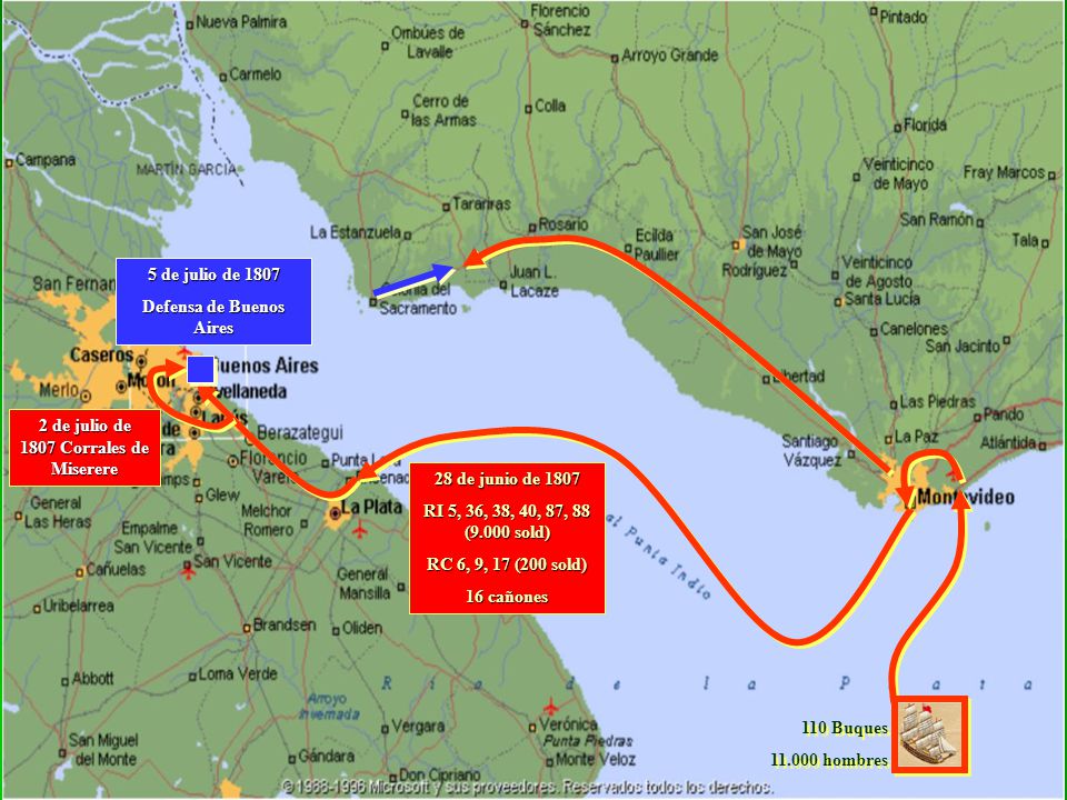 Defensa de Buenos Aires 2 de julio de 1807 Corrales de Miserere