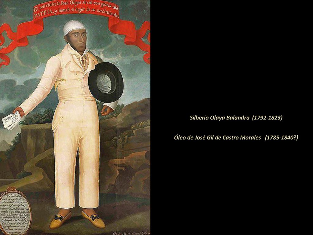 Silberio Olaya Balandra ( ) Óleo de José Gil de Castro Morales ( )