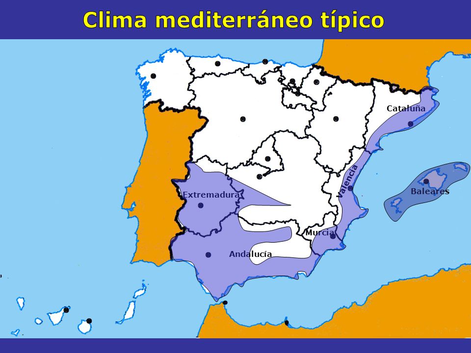 Clima mediterráneo típico