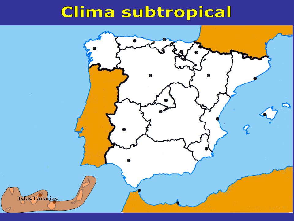 Clima subtropical Islas Canarias