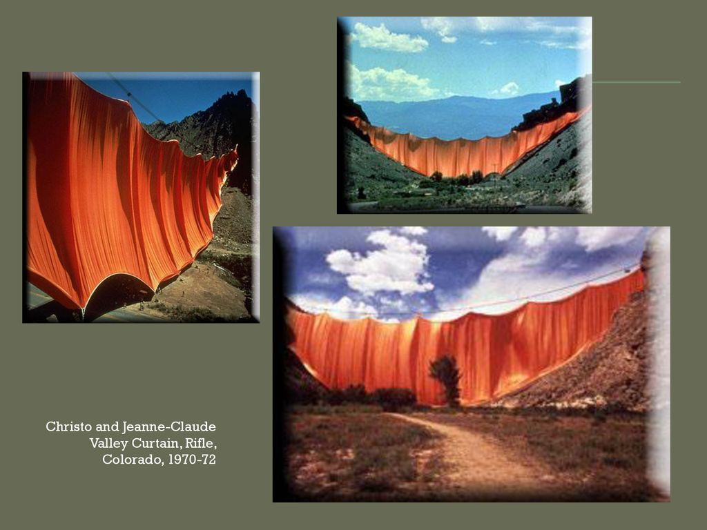 Christo and Jeanne-Claude Valley Curtain, Rifle, Colorado,