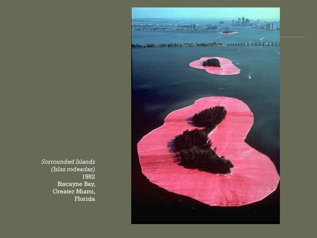 Sorrounded Islands (Islas rodeadas) 1982 Biscayne Bay, Greater Miami, Florida