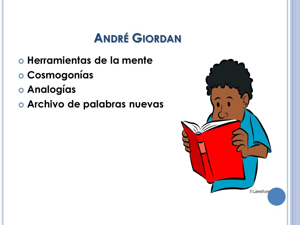 André Giordan Herramientas de la mente Cosmogonías Analogías