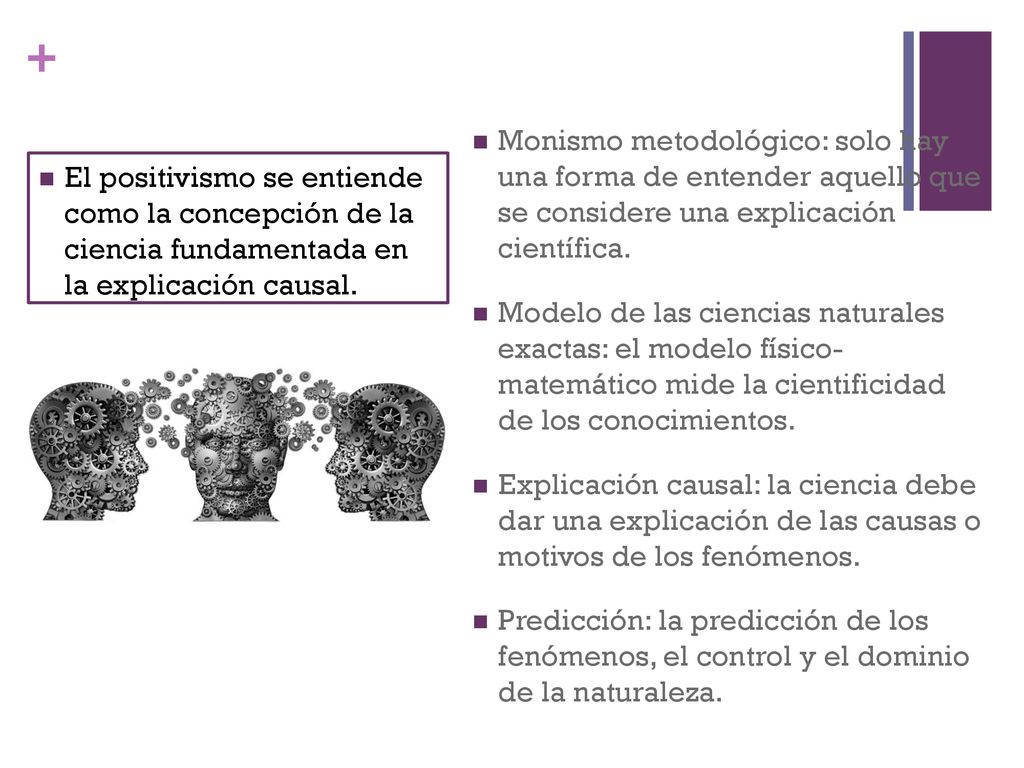 Monismo metodológico: solo hay una forma de entender aquello que se considere una explicación científica.