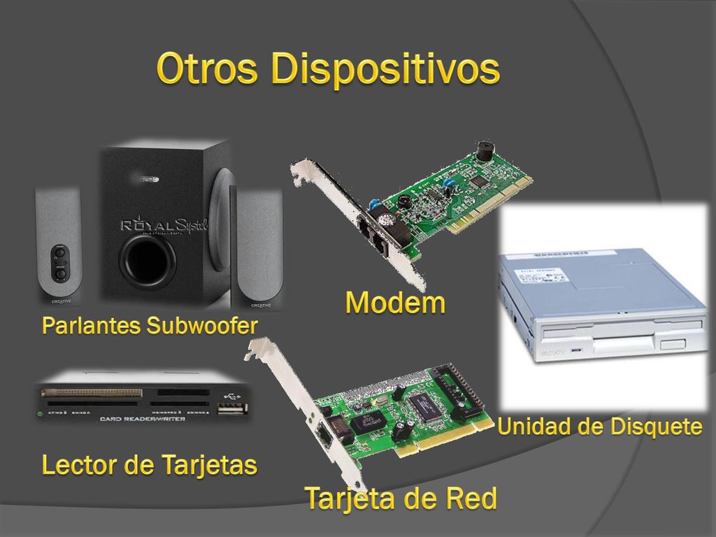 Otros Dispositivos Modem Tarjeta de Red Lector de Tarjetas
