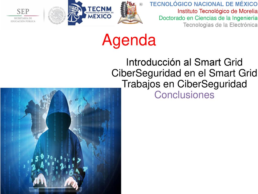 Agenda Introducción al Smart Grid CiberSeguridad en el Smart Grid
