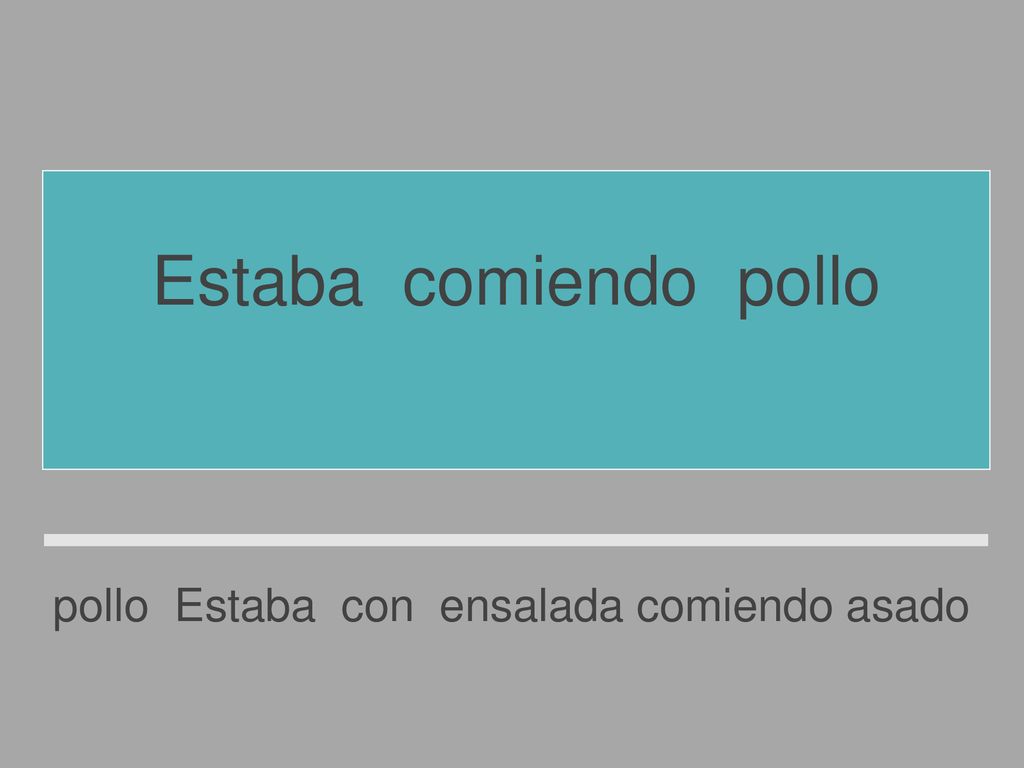 Estaba comiendo pollo asado con ensalada.