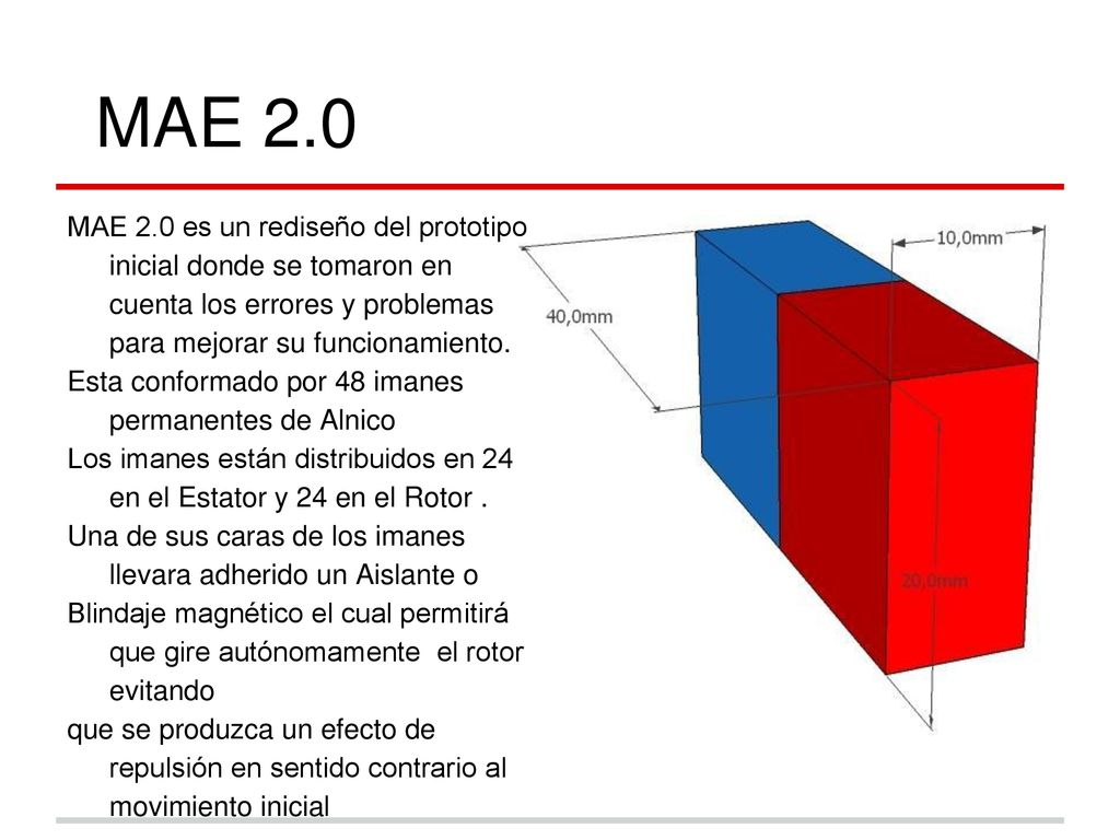 MAE 2.0 MAE 2.0 es un rediseño del prototipo inicial donde se tomaron en cuenta los errores y problemas para mejorar su funcionamiento.