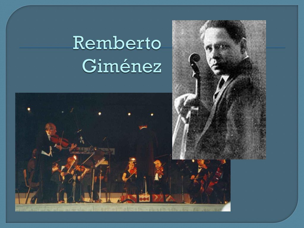Remberto Giménez Sin embargo, algunos musicos permanecieron en el pais.