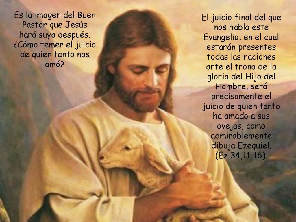 Es la imagen del Buen Pastor que Jesús hará suya después