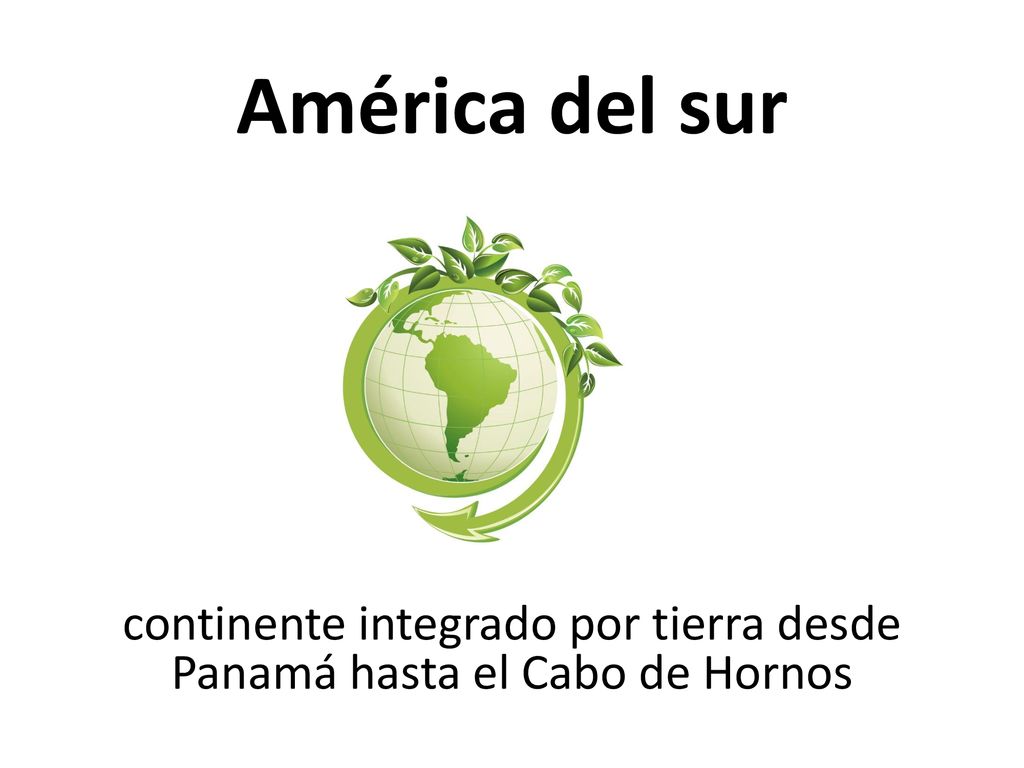 continente integrado por tierra desde Panamá hasta el Cabo de Hornos