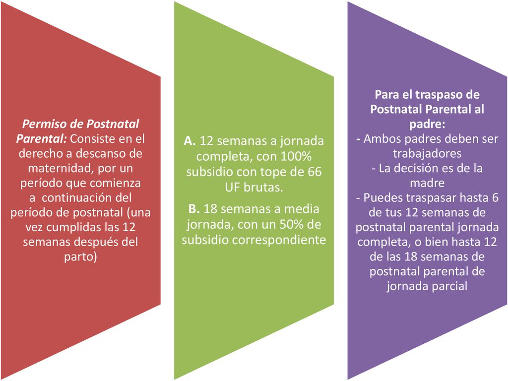 B. 18 semanas a media jornada, con un 50% de subsidio correspondiente