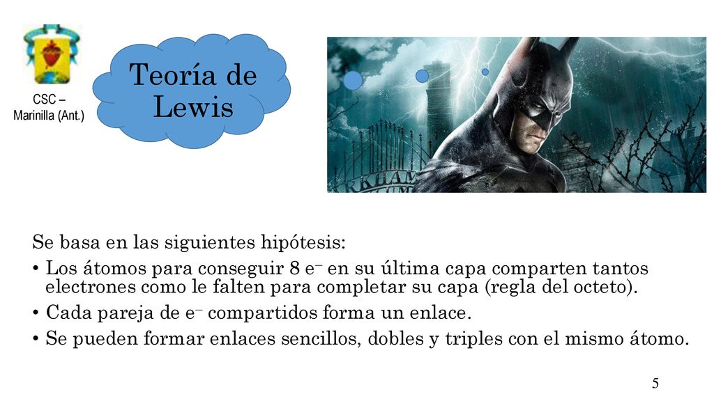 Teoría de Lewis Se basa en las siguientes hipótesis: