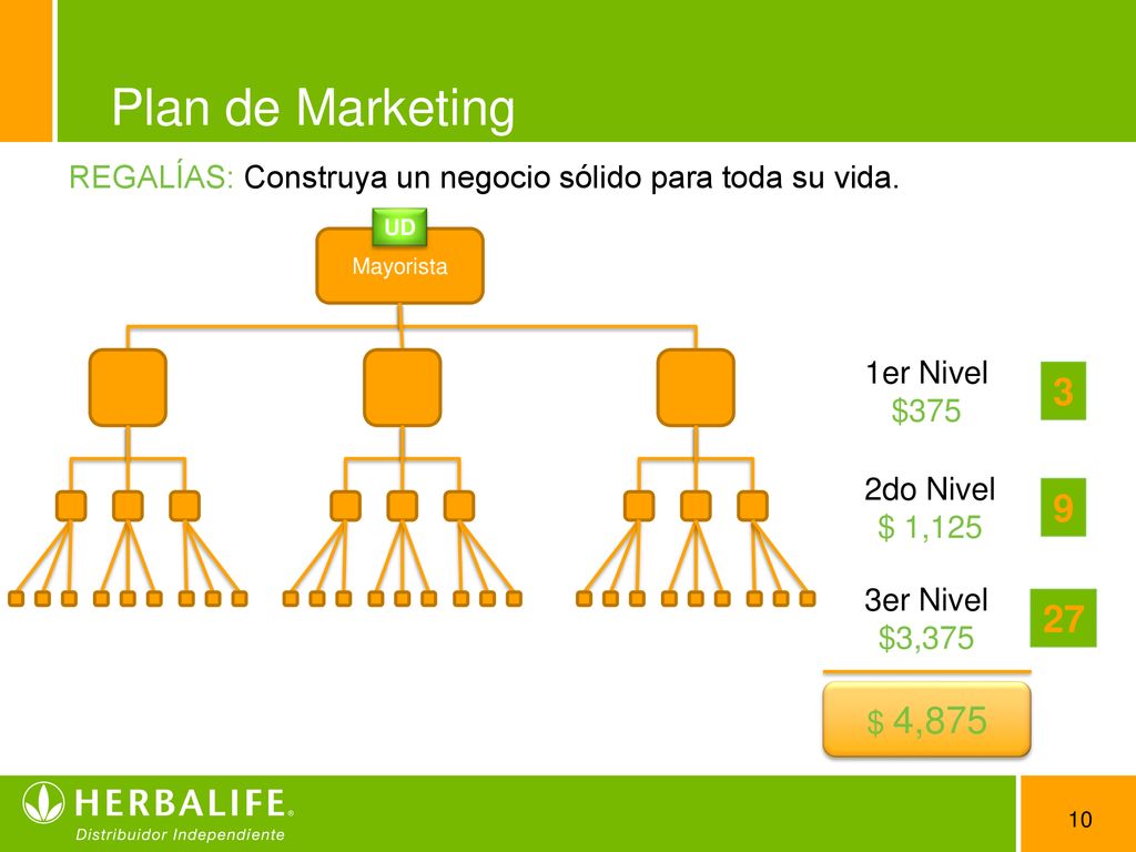 Plan de Marketing REGALÍAS: Construya un negocio sólido para toda su vida. Mayorista. UD. 1er Nivel.