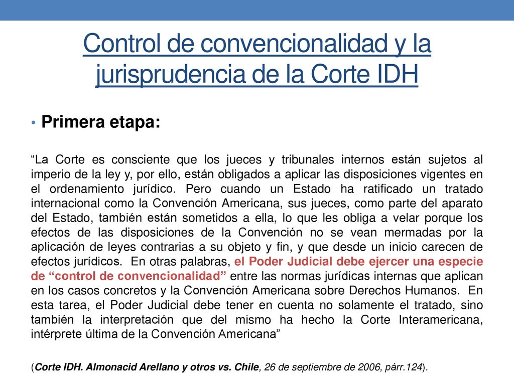 Control de convencionalidad y la jurisprudencia de la Corte IDH