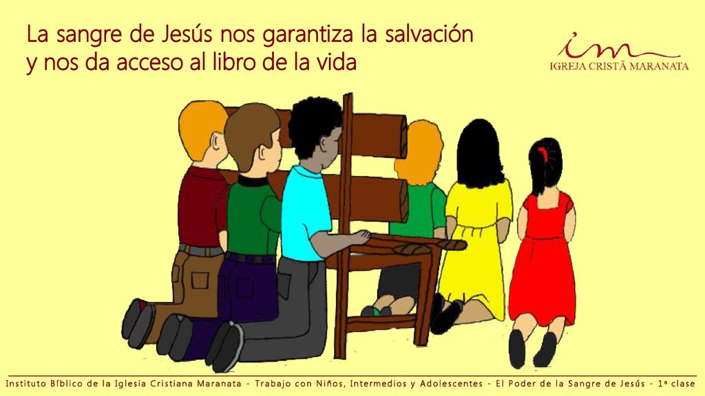 La sangre de Jesús nos garantiza la salvación y nos da acceso al libro de la vida