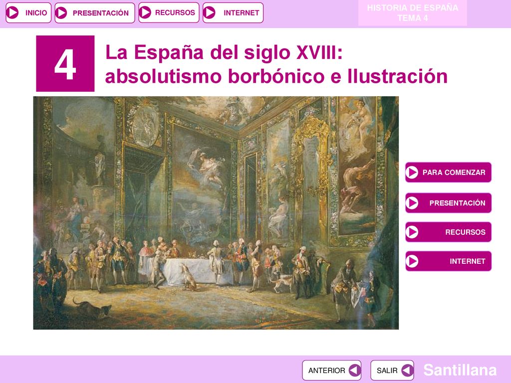 4 La España del siglo XVIII: absolutismo borbónico e Ilustración
