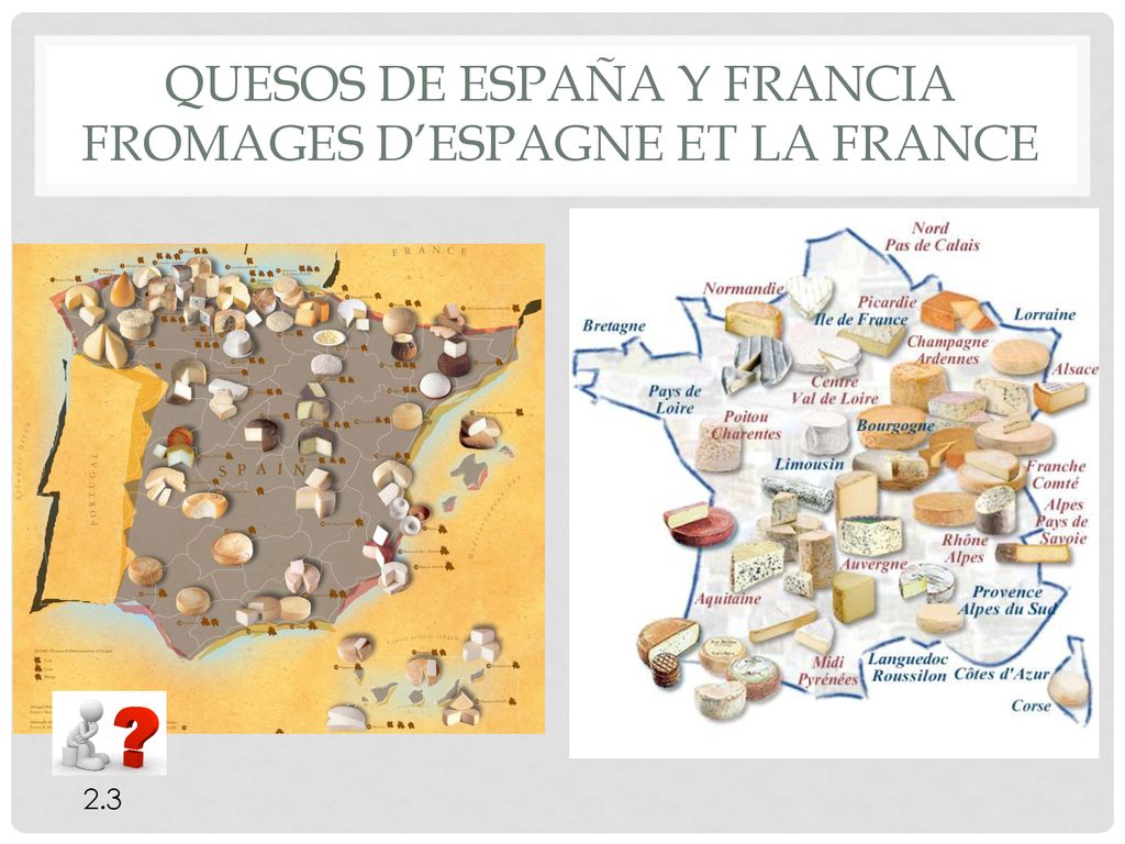 Quesos de EspaÑa y francia fRomages d’espagne et la france