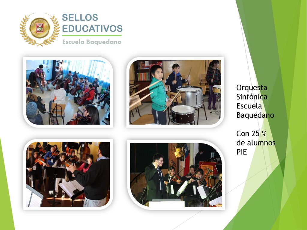 Orquesta Sinfónica Escuela Baquedano Con 25 % de alumnos PIE