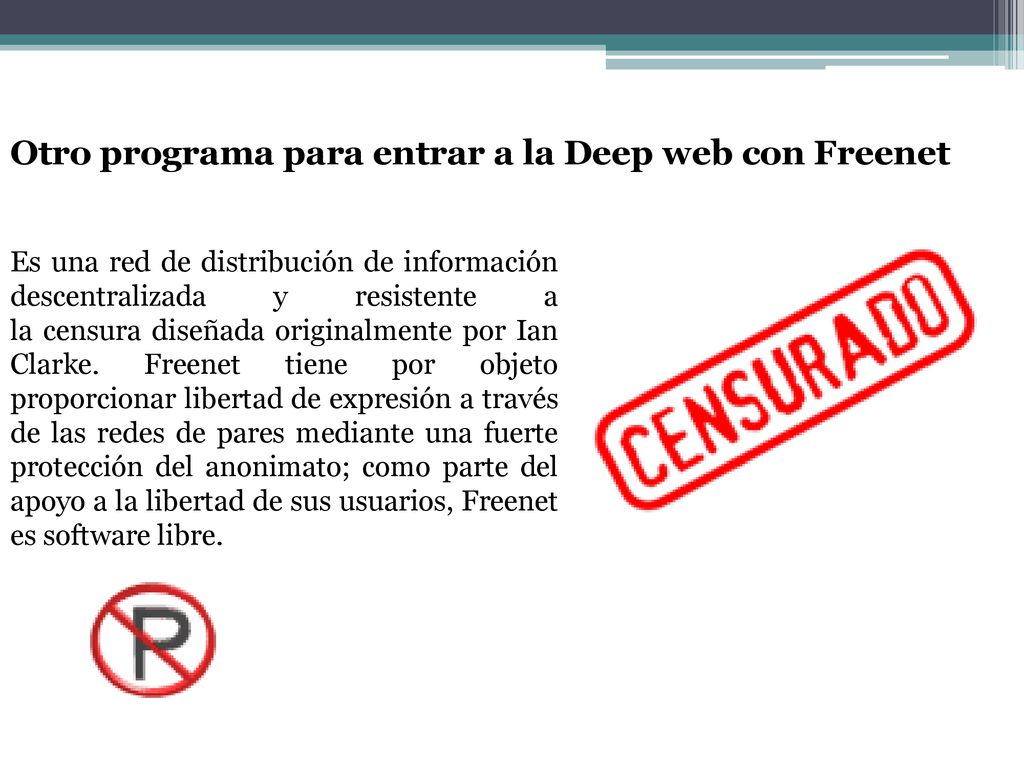 Otro programa para entrar a la Deep web con Freenet