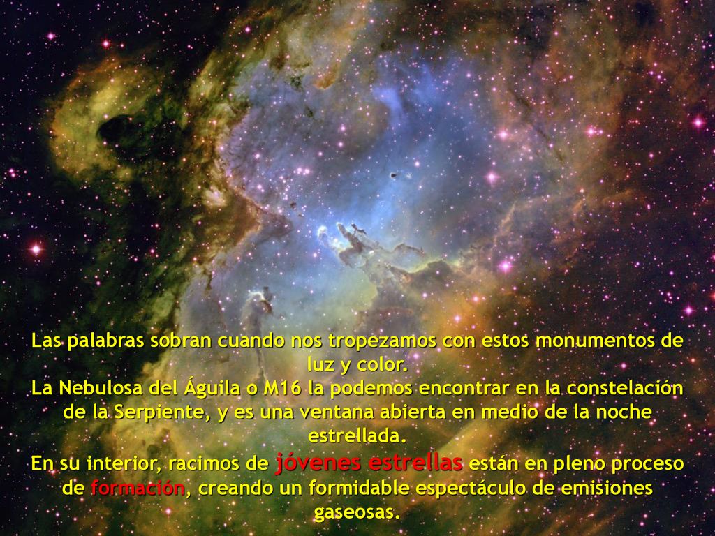 Las palabras sobran cuando nos tropezamos con estos monumentos de luz y color.
