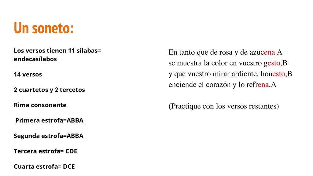 Un soneto: En tanto que de rosa y de azucena A