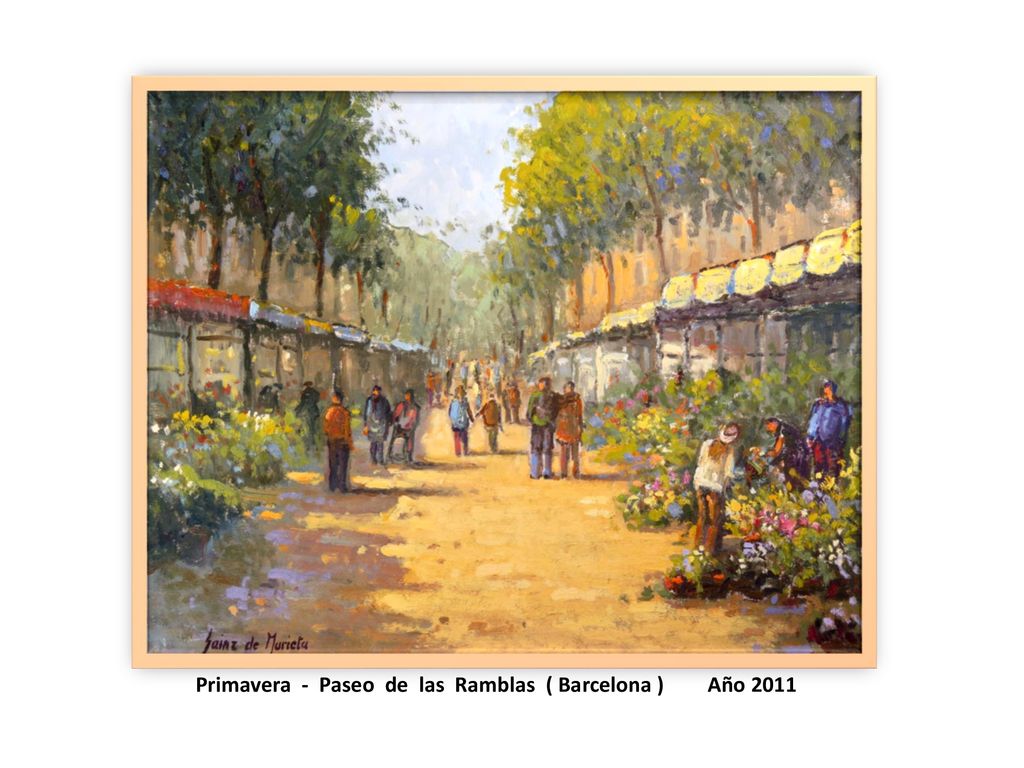 Primavera - Paseo de las Ramblas ( Barcelona ) Año 2011