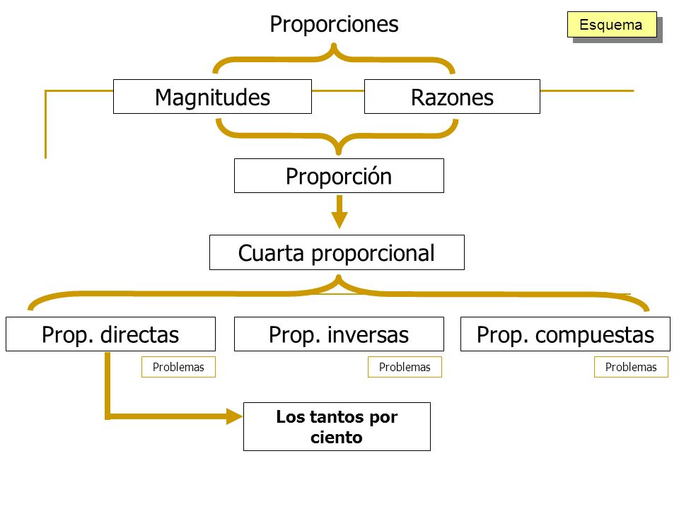 Proporciones Magnitudes Razones Proporción Cuarta proporcional
