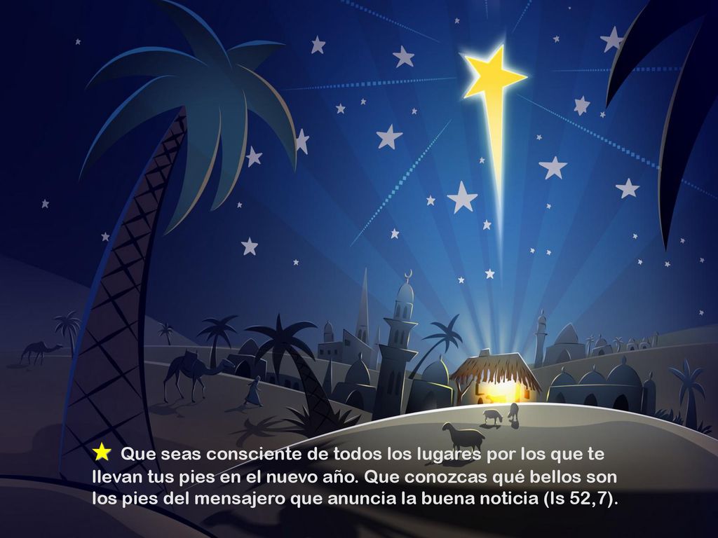 ✮ Que seas consciente de todos los lugares por los que te llevan tus pies en el nuevo año.