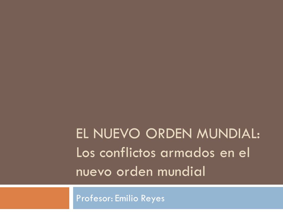 Profesor: Emilio Reyes