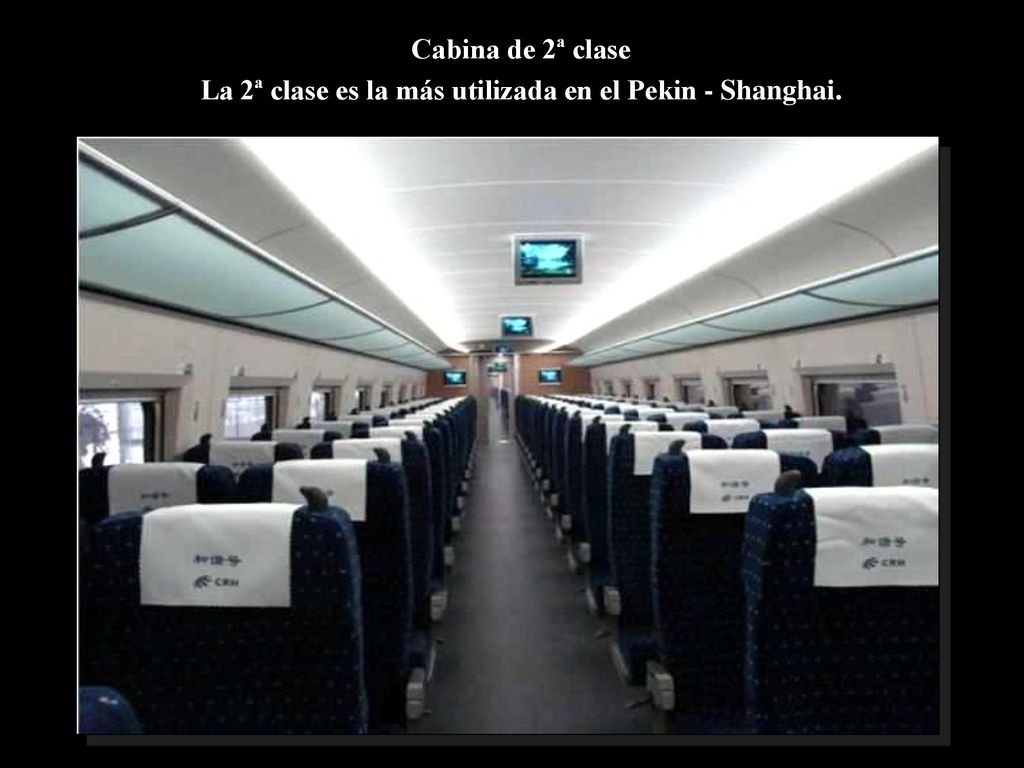Cabina de 2ª clase La 2ª clase es la más utilizada en el Pekin - Shanghai.