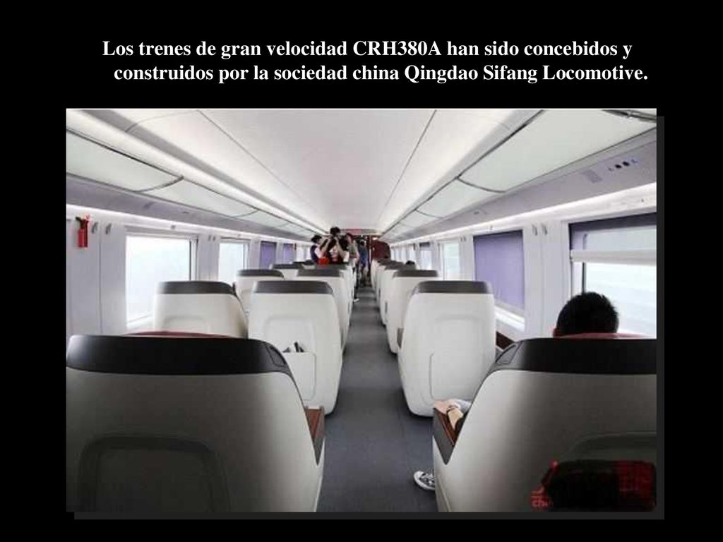 Los trenes de gran velocidad CRH380A han sido concebidos y construidos por la sociedad china Qingdao Sifang Locomotive.