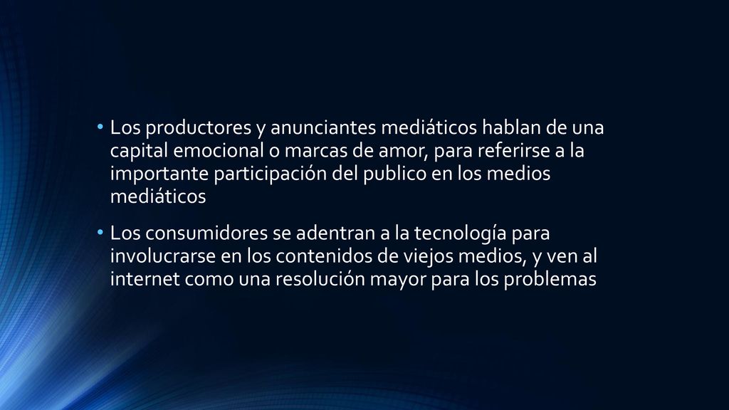 Los productores y anunciantes mediáticos hablan de una capital emocional o marcas de amor, para referirse a la importante participación del publico en los medios mediáticos