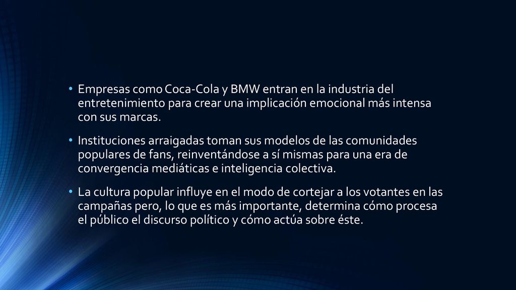 Empresas como Coca-Cola y BMW entran en la industria del entretenimiento para crear una implicación emocional más intensa con sus marcas.