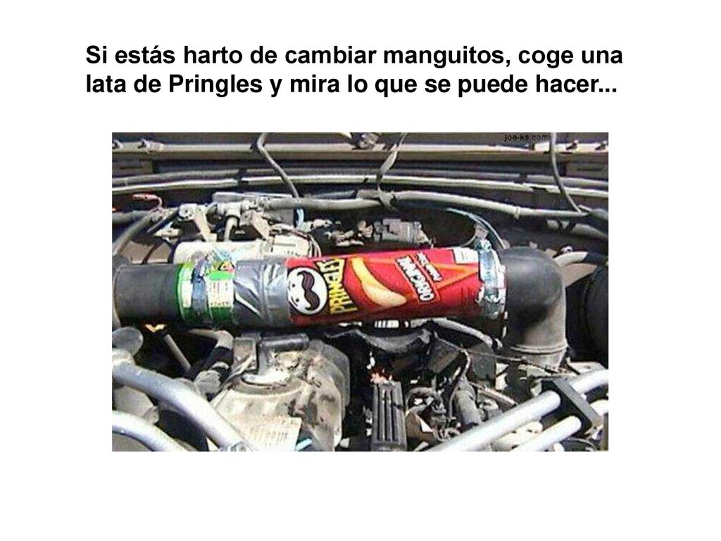 Si estás harto de cambiar manguitos, coge una lata de Pringles y mira lo que se puede hacer...