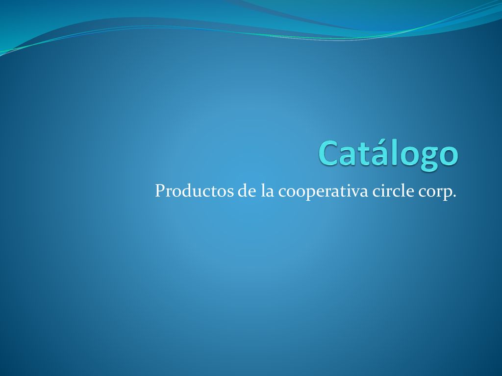 Productos de la cooperativa circle corp.