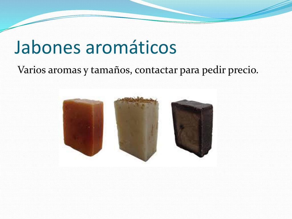 Jabones aromáticos Varios aromas y tamaños, contactar para pedir precio.