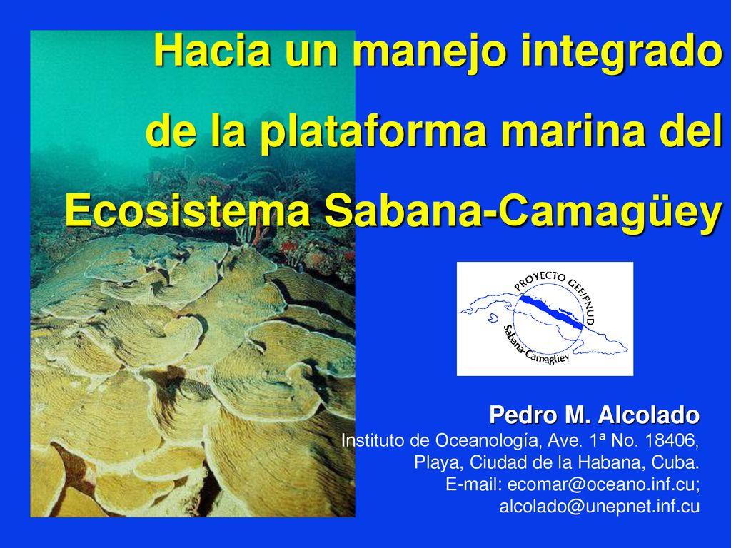Hacia un manejo integrado de la plataforma marina del