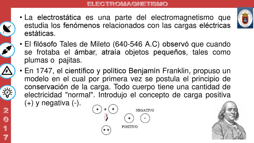 La electrostática es una parte del electromagnetismo que estudia los fenómenos relacionados con las cargas eléctricas estáticas.