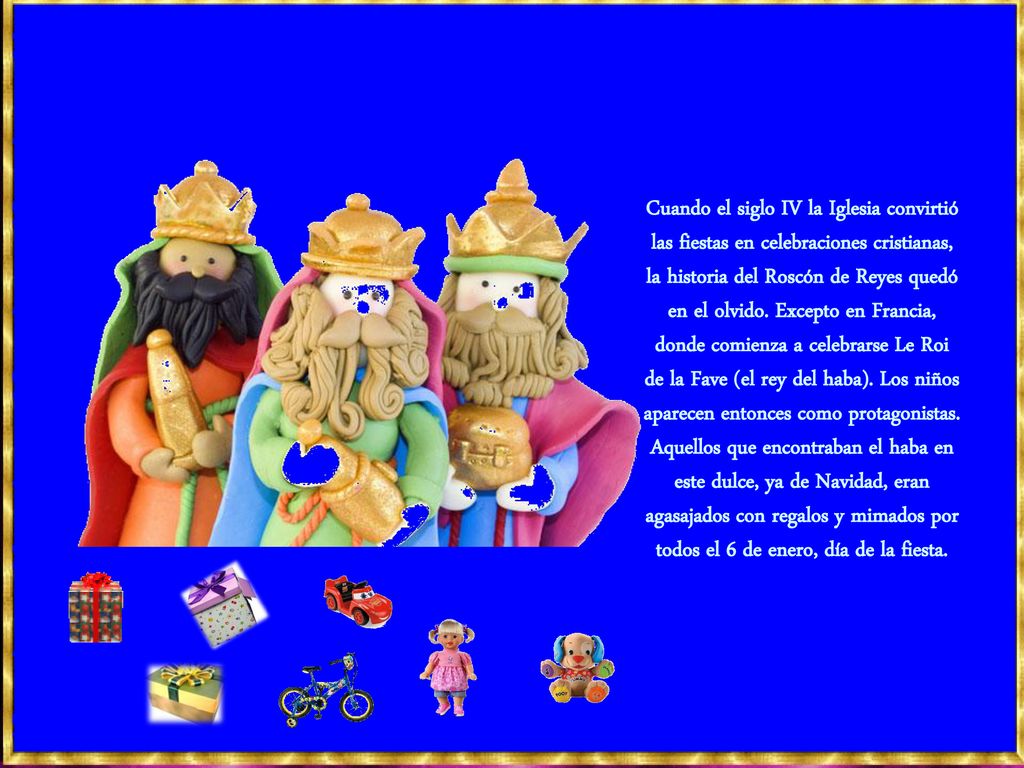 Cuando el siglo IV la Iglesia convirtió las fiestas en celebraciones cristianas, la historia del Roscón de Reyes quedó en el olvido.