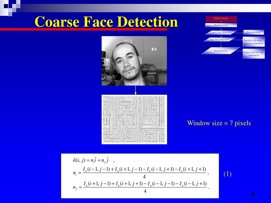 Coarse Face Detection Window size = 7 pixels (1)