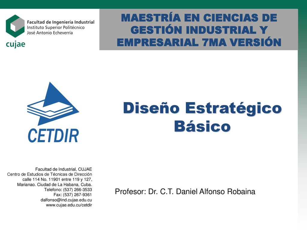 MAESTRÍA EN CIENCIAS DE GESTIÓN INDUSTRIAL Y EMPRESARIAL 7MA VERSIÓN